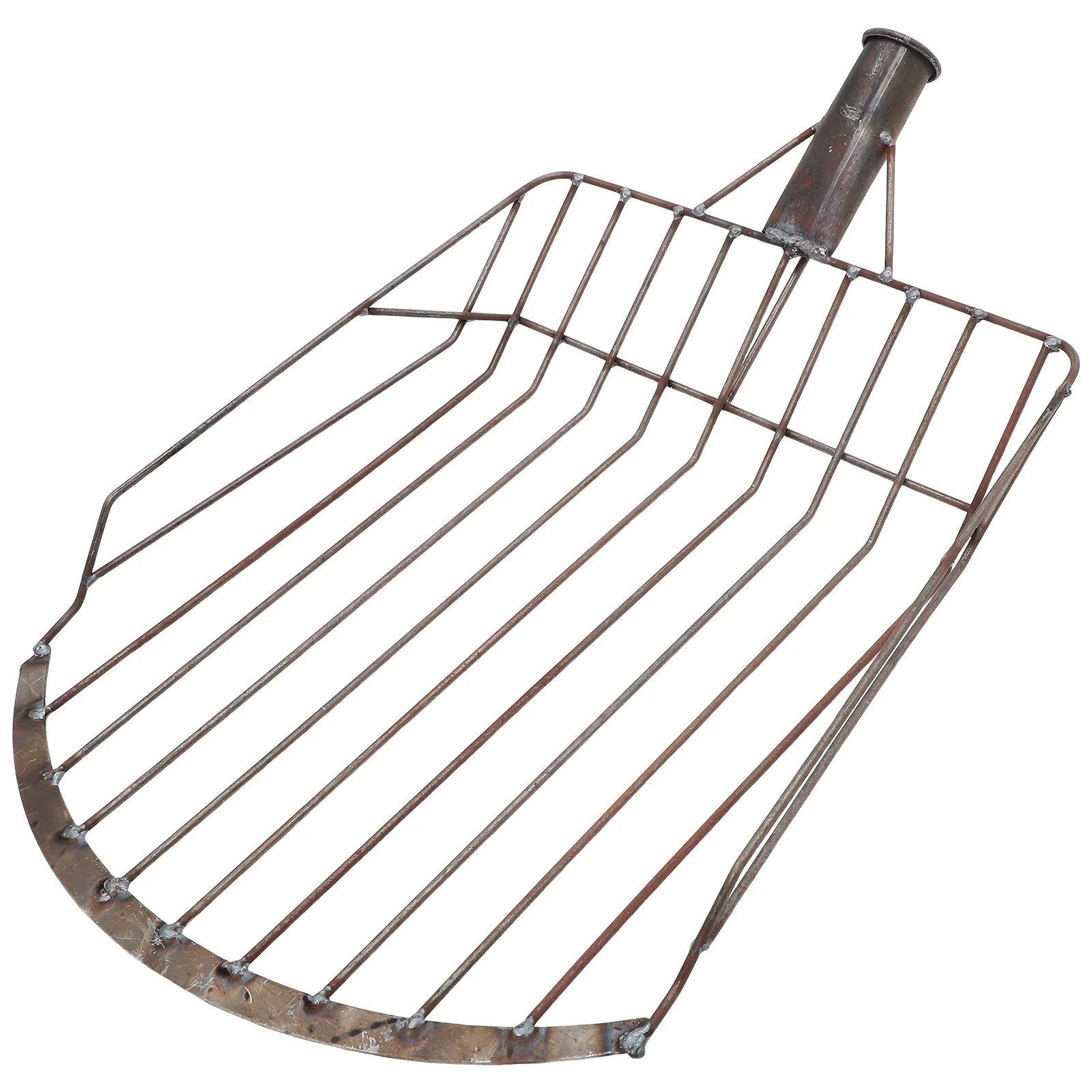 Corn Fork Large Pooper Scooper Tool Farm Simple Coal Briquette Mesh Screen