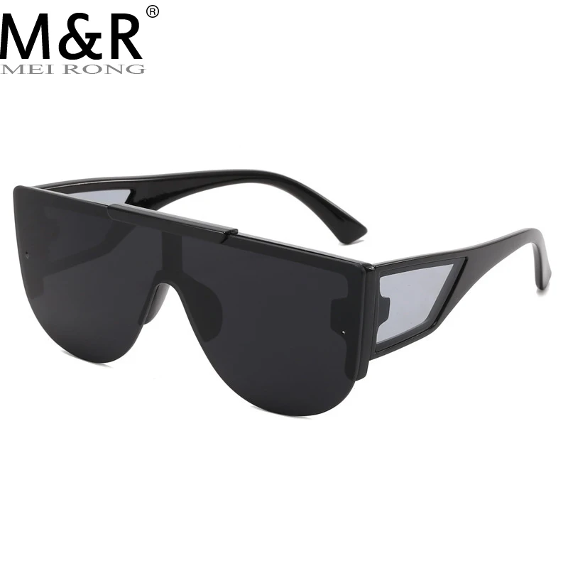 

Extra Large Arc Women's Sunglasses Luxury Designer Vintage Black Wide Leg Glasses Men's Large Frame Goggles UV400 очки