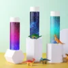 8pcs Plastic Juice Bottles,Round Drink bottle,for Storing Juice, Milk, Beverage.for summer beach partiy, outdoor picnics,camping 5