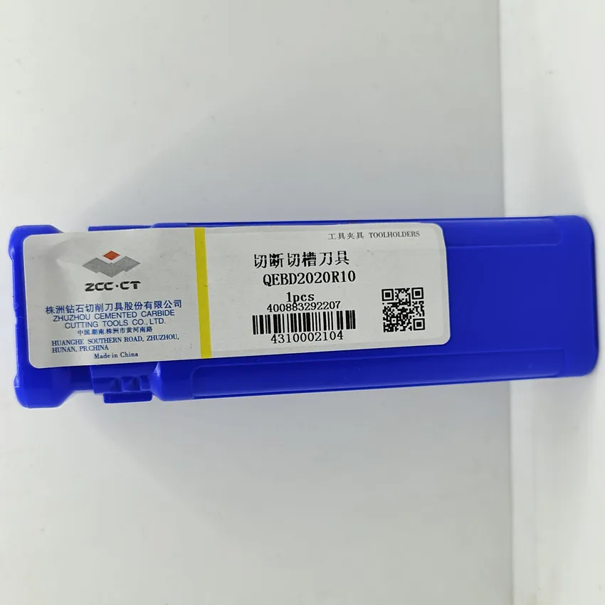 Qebd2020R10/Qebd2020R07/Qebd2020L07/Qebd2020R14/Qebd2020L14 Original Zcc.Ct Cnc Cutter Bar Grooving Cut-Off Tool Holder 1Pcs/Box