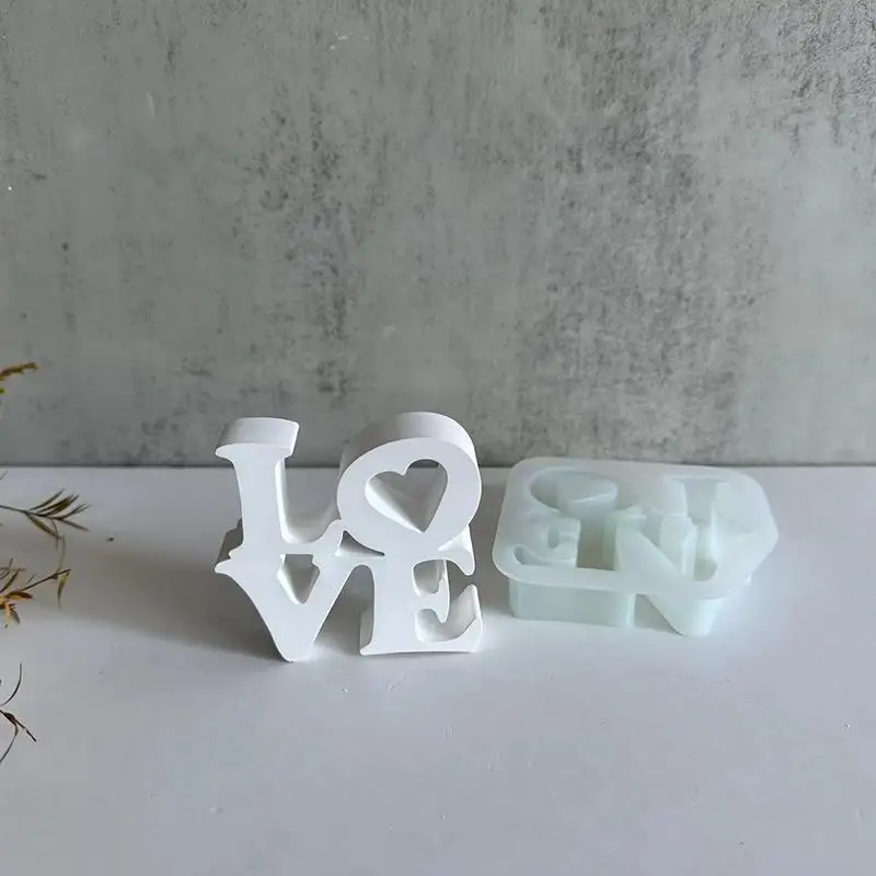 Silicone Mold Valentine's Day Silicone Candle Mold Hands Clasp The Heart Love DIY Gypsum Soap Resin Ice Mould Festivals Gifts Home Decor