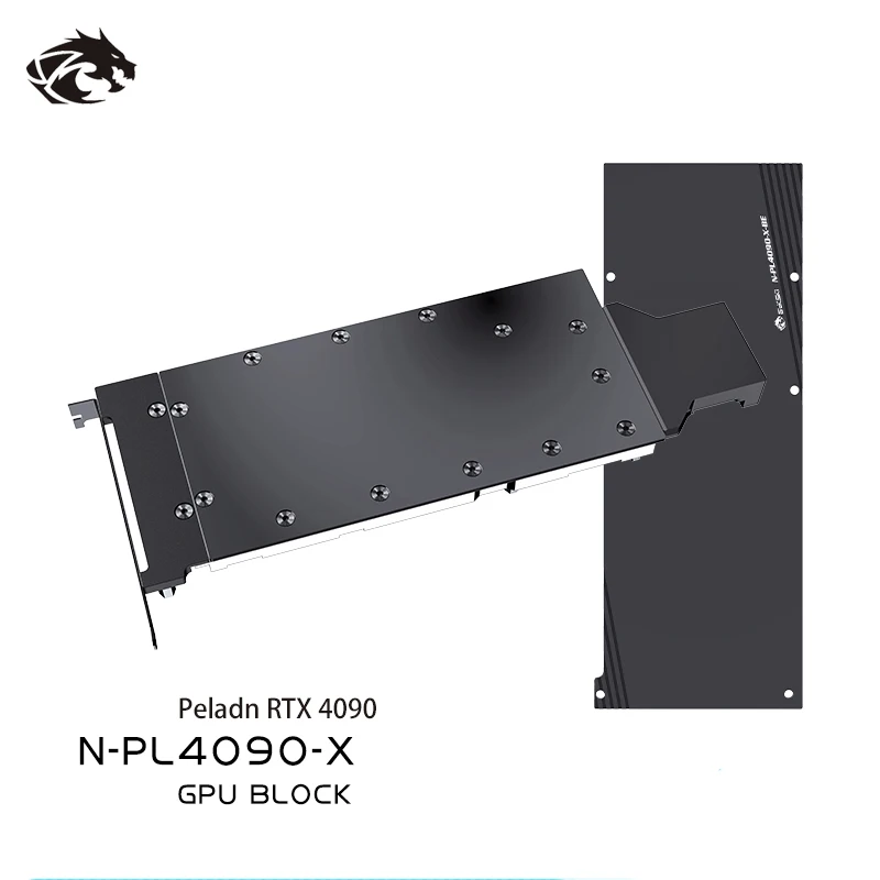 

Bykski GPU Water Cooling Block Use for Peladn RTX4090 Graphics Video Card All-Metal Water Cooling Radiator N-PL4090-X