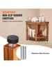 Corner Teak Shower Bench, 18.5 Height, 15.5 Radius, 500 lbs., with Storage Shelf, for Indoor and Outdoor Showers Shower stool 4