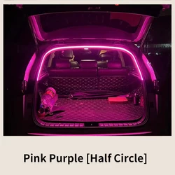 High Brightness LED Trunk Ambient Light Strip (2M Pink purple)