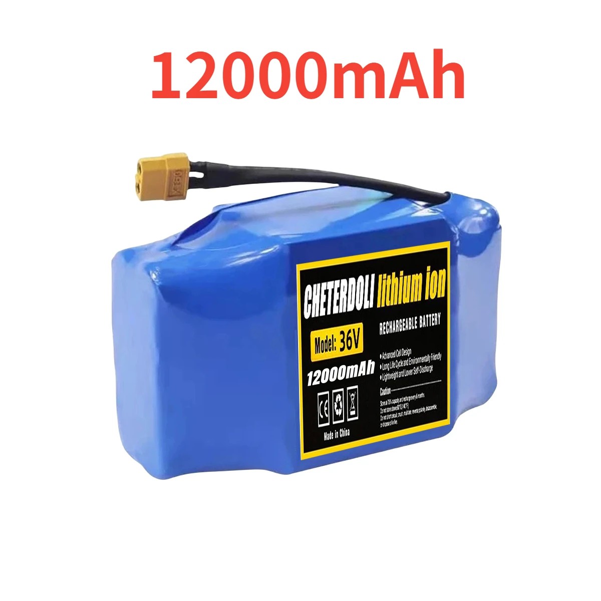 36V 4.4Ah 10S2P Batterie Li-ION Rechargeable Au Lithium-ION Pour
