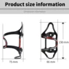 SAVA Aluminum Alloy Bicycle Water Bottle Holder Black And White Cycling Cage Road Mountain Water Bottle Holder 2