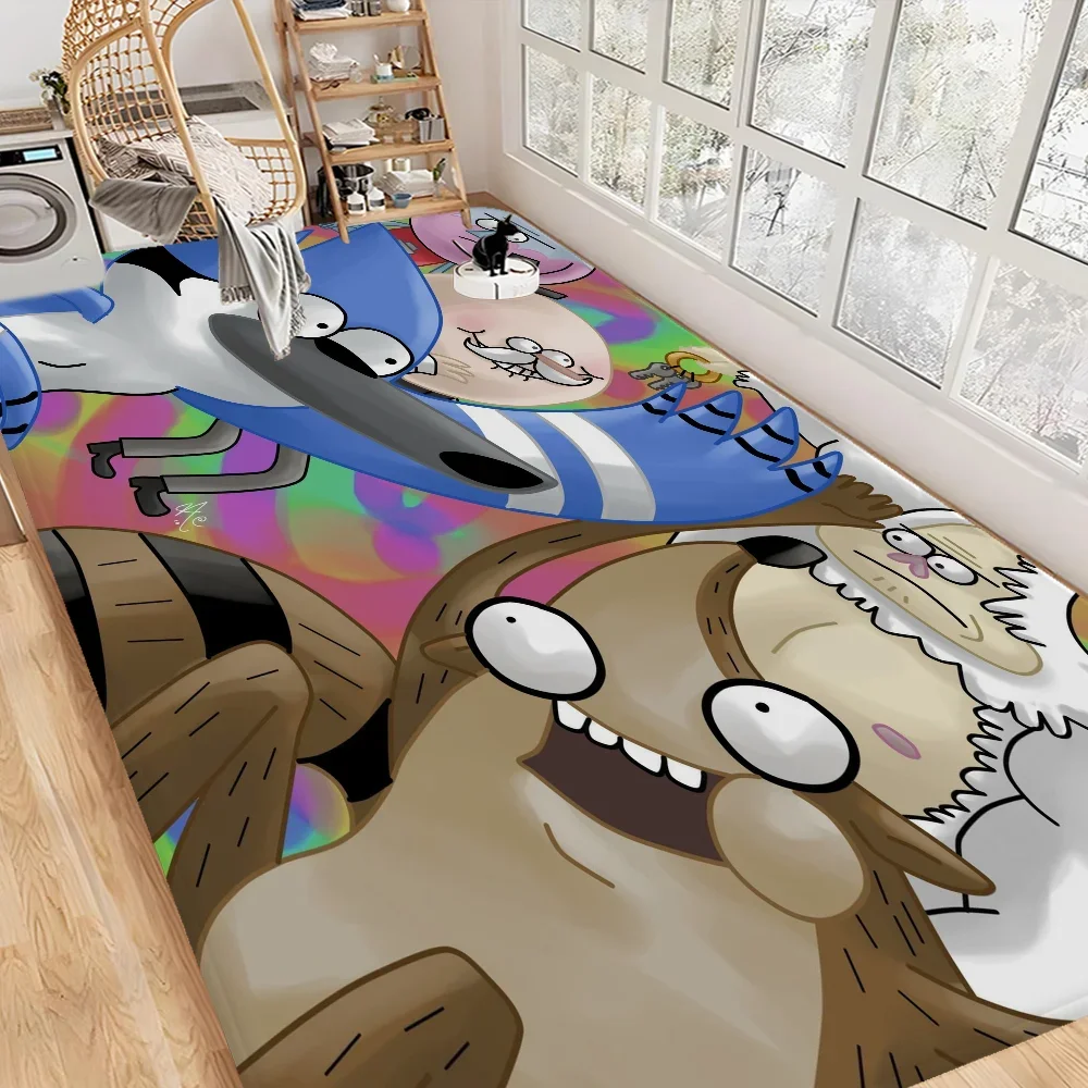 regular show Floor Mat Rectangle Anti-slip Home Soft Badmat Front Door Indoor Outdoor Mat Hotel Decor Mat 2