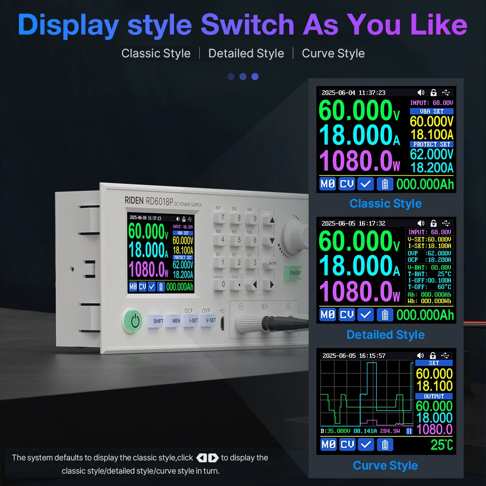 RD Digital Adjustable Lab Bench Power Supply