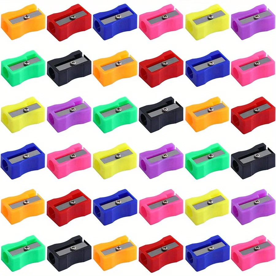 5/10/20pcs Temperamatite Colorato Mini Temperamatite Palmare Piccolo Temperamatite Manuale per Aula Scolastica JXB