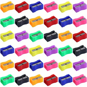 5/10/20pcs Temperamatite Colorato Mini Temperamatite Palmare Piccolo Temperamatite Manuale per Aula Scolastica JXB