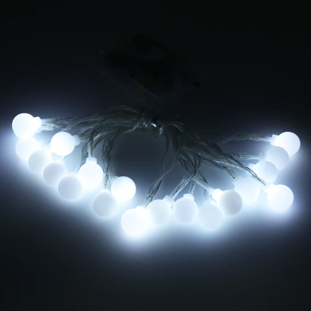 5V 1.5m 3m 6m10m Bubble Ball LED String Fairy Light USB/Battery Powered Warm White/RGB Wedding Christmas Party Home Decoration
