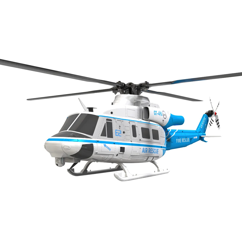 NEW GOOSKY E2 RC 헬리콥터 1:35 UH-1Y 스케일 2.4G 6CH 듀얼 브러시리스 다이렉트 드라이브 모터 BNF / RTF GPS 비행 제어 시스템 탑재