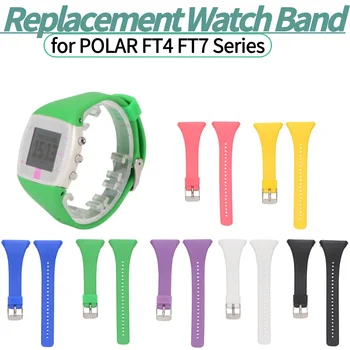Cinturino in Silicone Smartwatch regolabile pratico cinturino di ricambio impermeabile confortevole per serie POLAR FT4 FT7 FT
