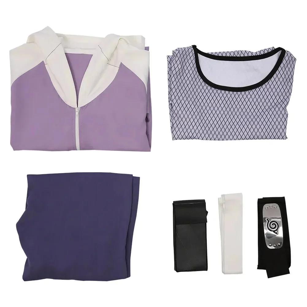 Naruto Hinata Hyuga Dark Purple Synthetic Cosplay Wig