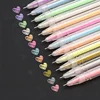 12 Pcs Large Capacity Needle and Neutral Pen 12 Colors Highlighter Pens DIY Painting,Black Card Drawing,Marking,Graffiti 1