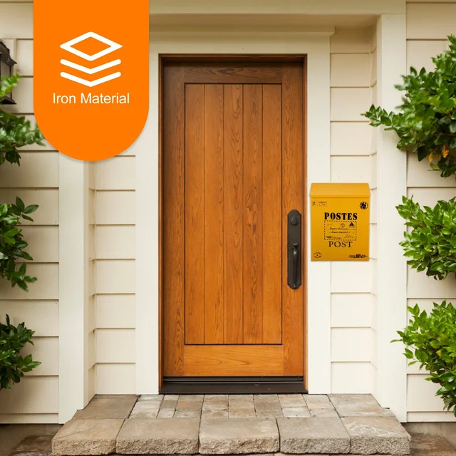 Postafiók Vintage Jelek Fém Zárolható Adományozás Reteszelés Panasz Vaslemez Retro Levél - Image 6