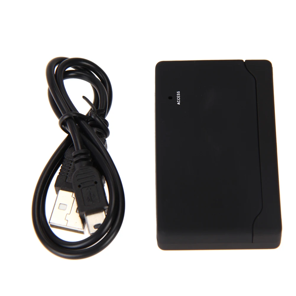 블랙올인원 메모리 카드 리더기 USB 외장형 SD SDHC 미니 마이크로 M2 MMC XD CF