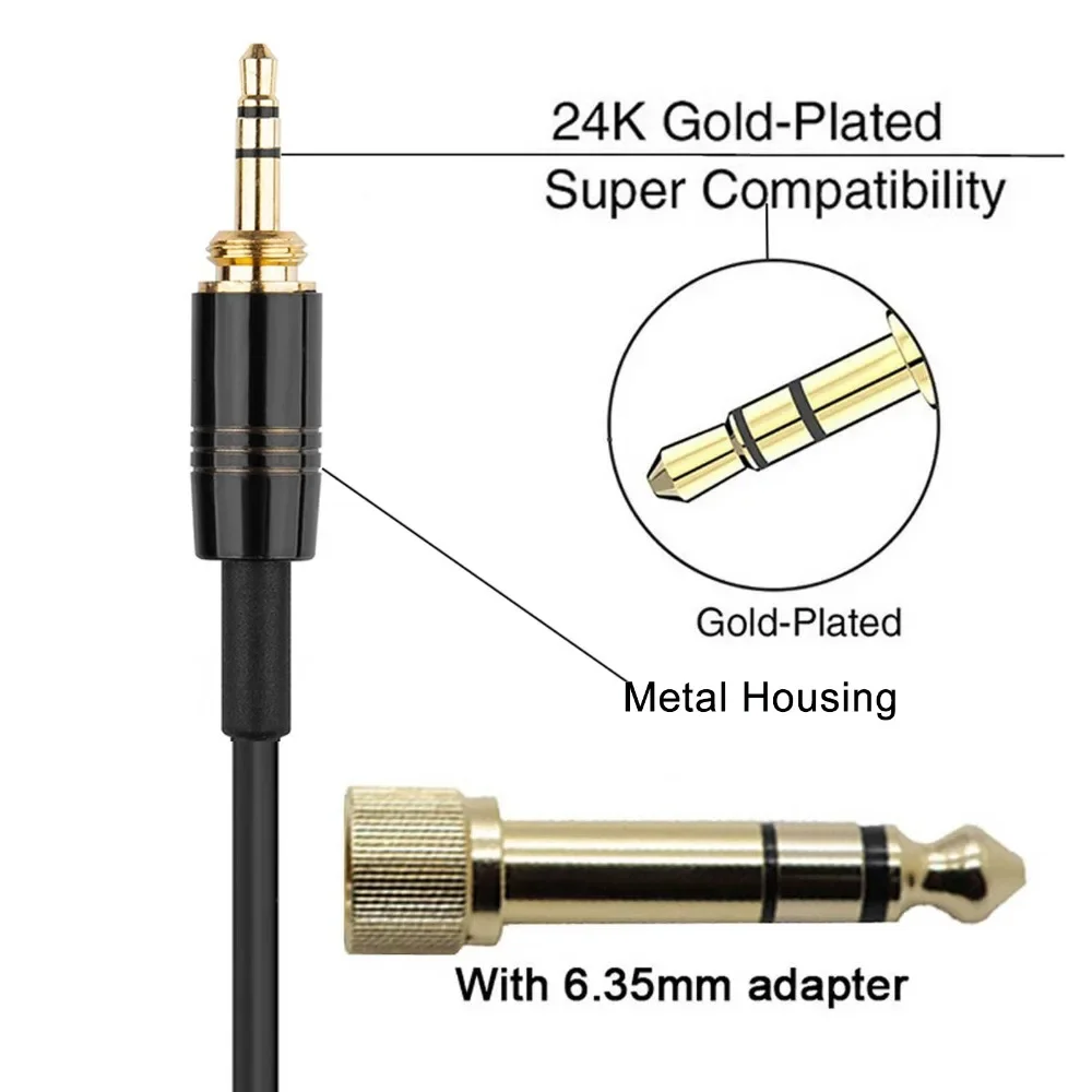 Cabo de Extensão para Beyerdynamic Mini Xlr Pinos dt 700 900 1990 1770 Pro x 6.35 mm - Image 6