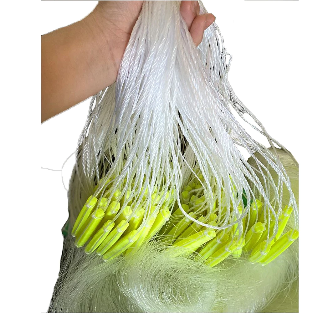 Strong Fishing Net Monofilament Nylon Network Yellow Twine Gill Net Red  Filet | eBay