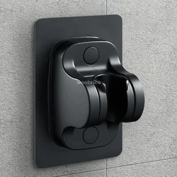 High-Pressure Multi-Function Shower Head with Water Filter and One-Key Pause Feature (Black hook)