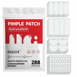 Hydrocolloid Acne Treatment Patches - Cover and Heal Blemishes (288 Pcs) (Hongse288pcs)