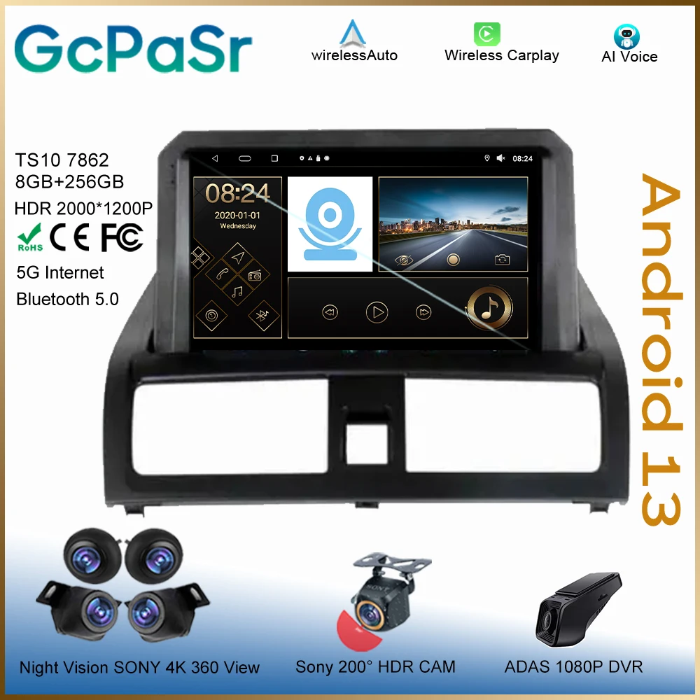 

Автоплеер Android для Honda Accord 7 VII 2002 - 2008 головное устройство 7862 Carplay Радио Навигация мультимедийный экран Cam Dash BT