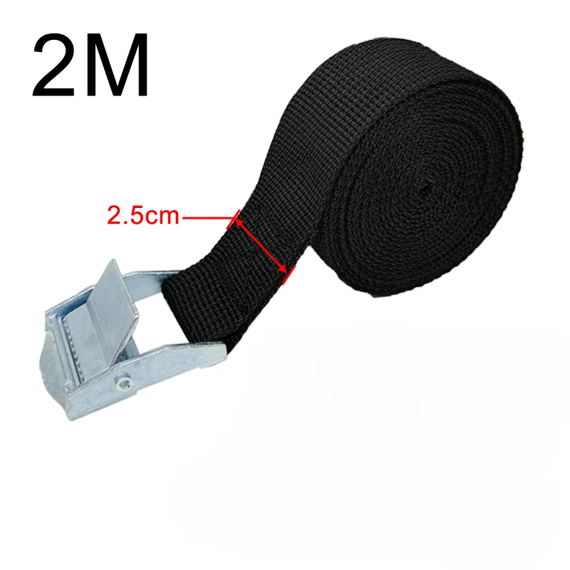 Cargo Straps 2M with Buckle for Motorcycle Car Bicycle