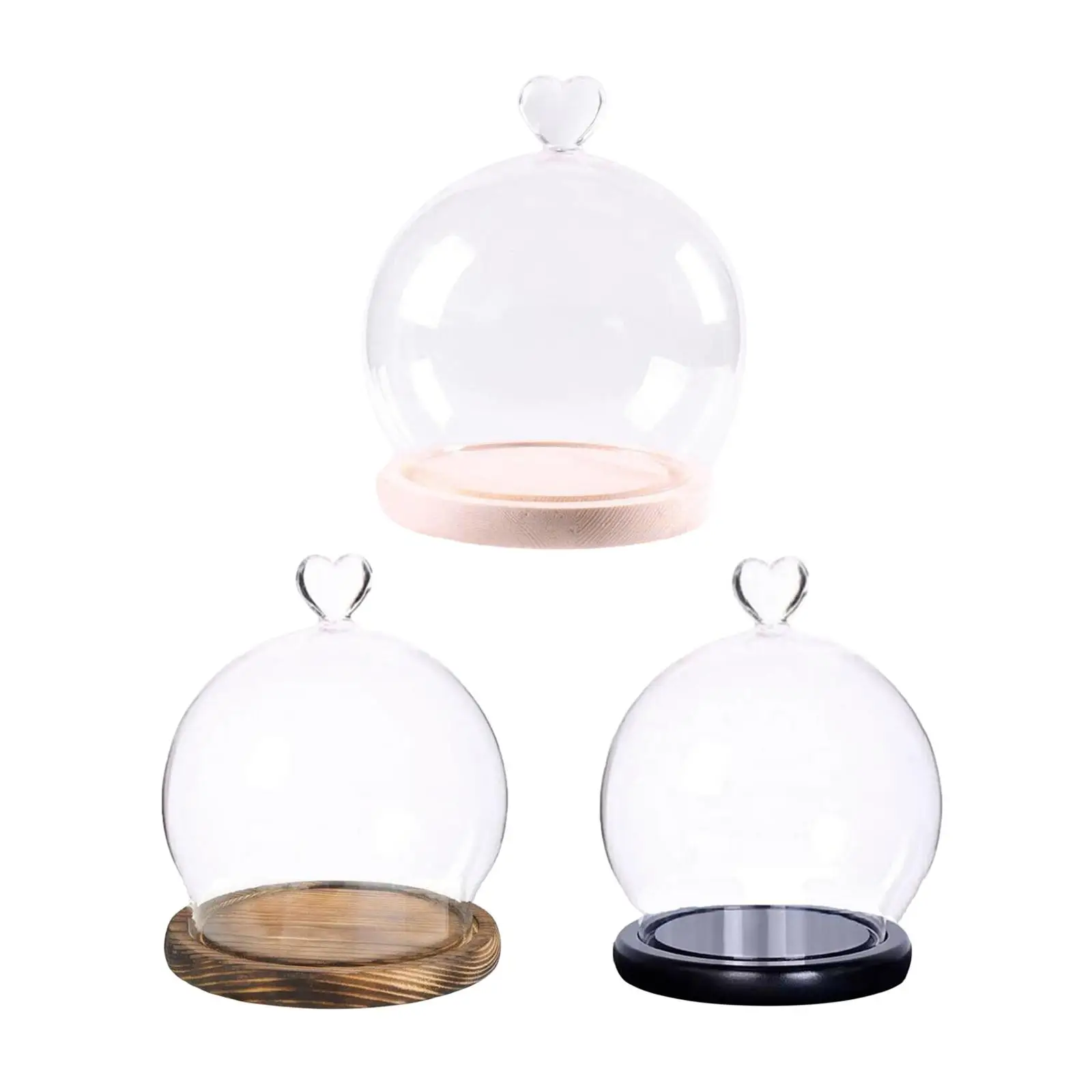 NBEADS 6 Juego De Cubierta De Cúpula De Plástico, 7.05 × 10.7 Cm De