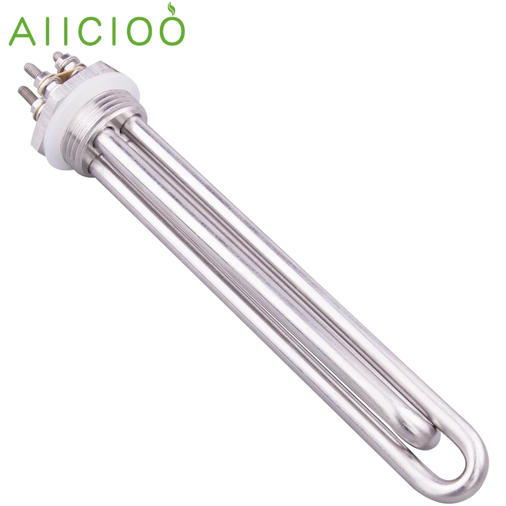 Погружной нагревательный элемент DN25 с постоянным током, трубчатый нагреватель на солнечной батарее, 1 дюйм, водоэлемент из нержавеющей стали 304