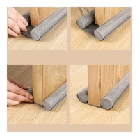 Bouchon de bande d'étanchéité pour bas de porte Flexible, protection contre la coupe-froid, bloqueur de poussière et du vent, scellant, joint de porte, offre spéciale 4
