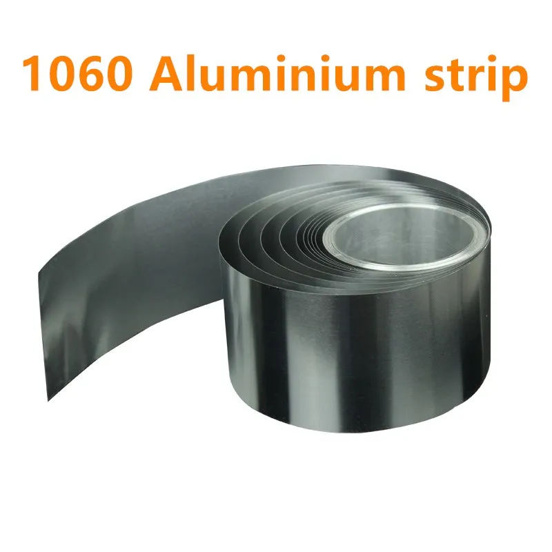 

1060 Aluminum Strip Aluminium Foil Thin Sheet Plate DIY Metal Material Washer Wall Thickness 0.1mm Aluminum Tape