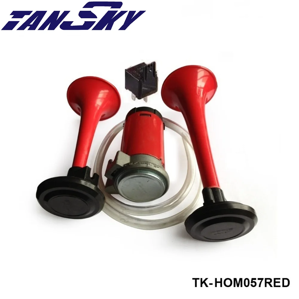 12V 135db Twin Trumpet Air Horn Compressor Set Kit Car Boat Truck For Ford Mustang 05-10 V8