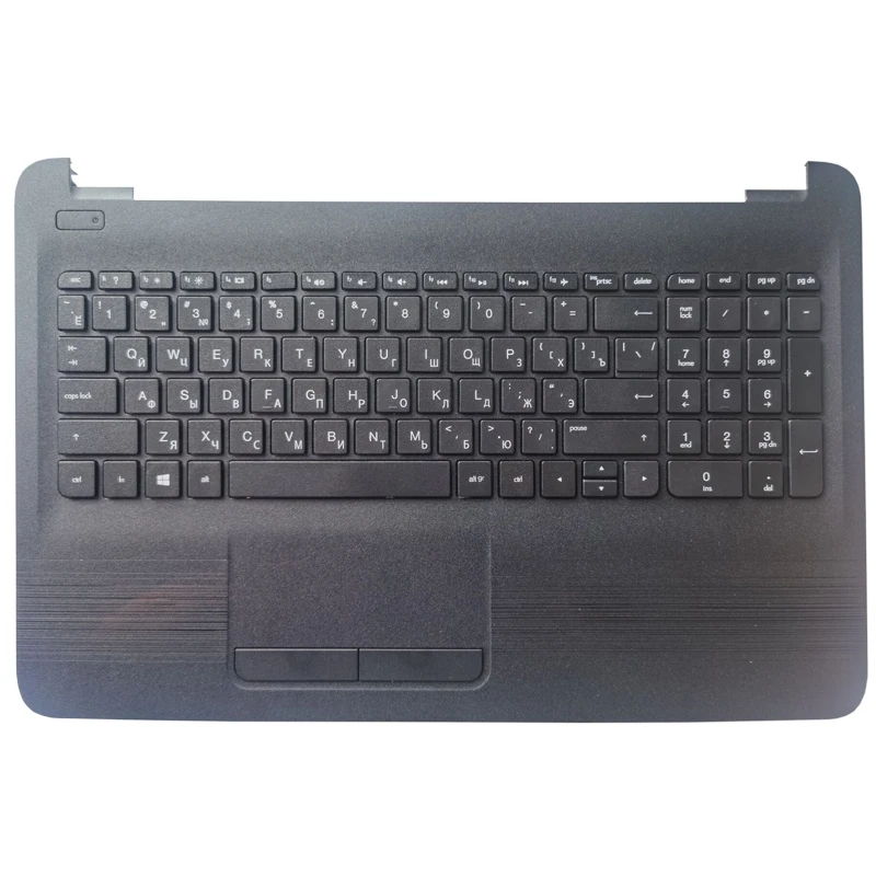 Teclado para Notebook com Palmrest Upper hp 15-ac 15-ay 15-af 15-ba Tpn-c125 Tpn-c126 Russo Eua Reino Unido Espanhol Latim Alemão Itália
