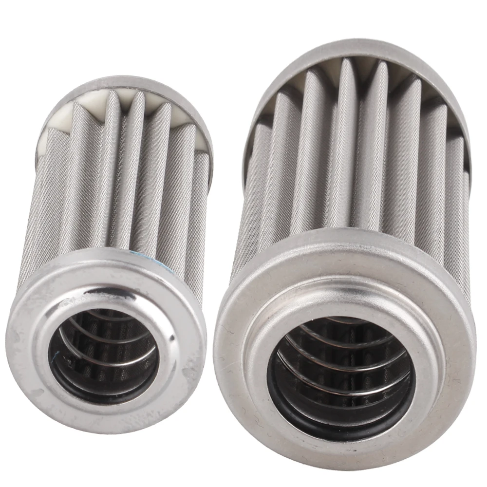 Fuel Filter 44MM/58MM Stainless Steel&Iron Element 60 Micron Ethanol Compatible Mesh AN6/AN8/AN10 Filter Accessories OFI065 fuel filter water separator