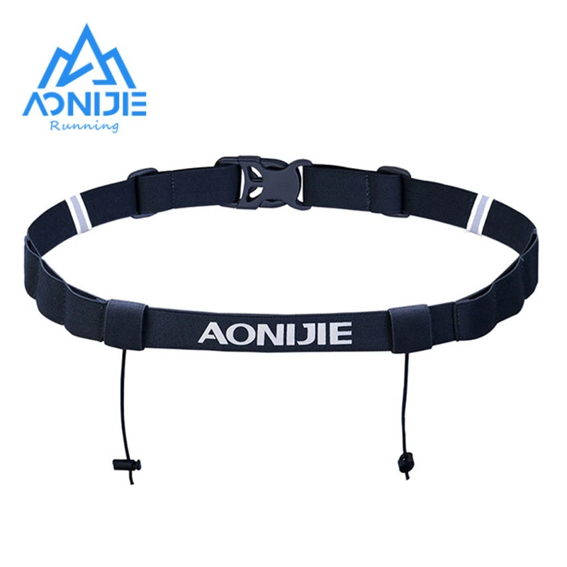 Sports pockets belts unisex triathlon marathon race number with gel holder running cloth outdoor