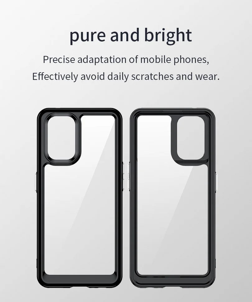 Sleek Transparent TPU Phone Case - Soft and Slim Protective Cover