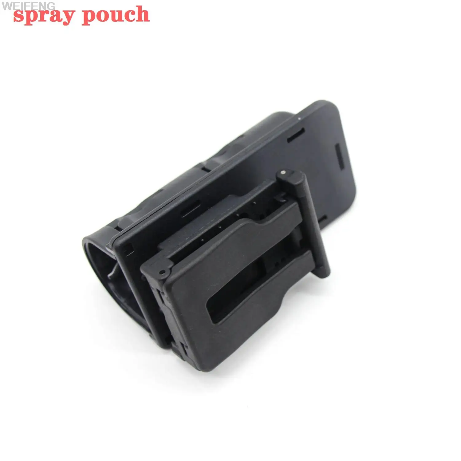 Baton Holster Spray Pouch Halter Taschenlampe Tasche Quick Release Polizei Selbstverteidigung Fall 360-Grad-Drehung Gürtelclip – Detail 16