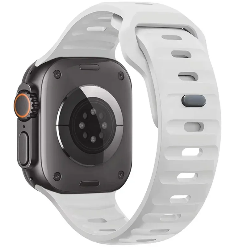 Premium Sports Silicone Strap for Apple Watch - Durable and Comfortable Watchband Accessory