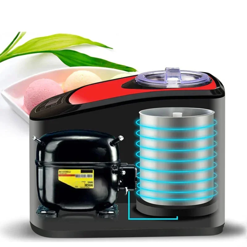 220V 140W Intelligent Automatic Commercial Ice Cream Maker Soft Hard Adjustable Thermostat Keep Cold Household Gelato Machine 4