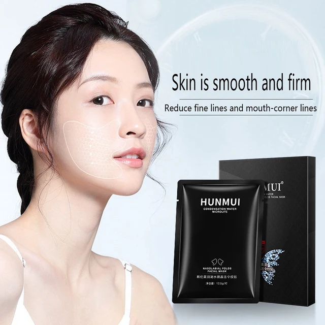 Hunmui 5 Páros Nasolabial Redők Javítás Hidratáló Fűző Arc Gondozás Ráncok Foltok Törvény Mintázat - Image 2