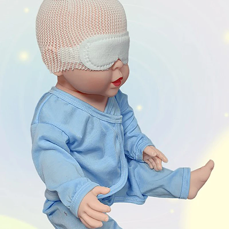 Newborn Phototherapy Protective Eye Mask Baby Anti-Blue Light Sunproof Eye Cover Shading Blindfold