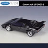 Welly 1:24 Lamborghini Countach LP5000s Alloy Sports Car Model Diecasts Metal Race Car Model Simulation Collection Kids Toy Gift 6