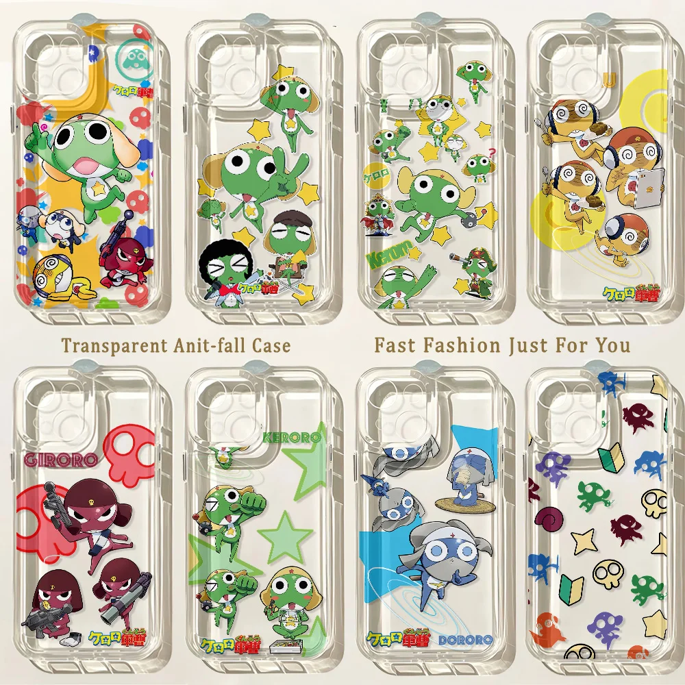 Cartoon K-Keroros Cute Transparent Phone Case