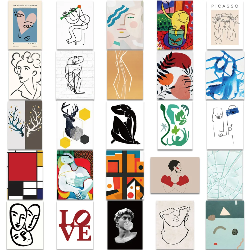 Рисунок 6 - абстрактные наклейки Matisse