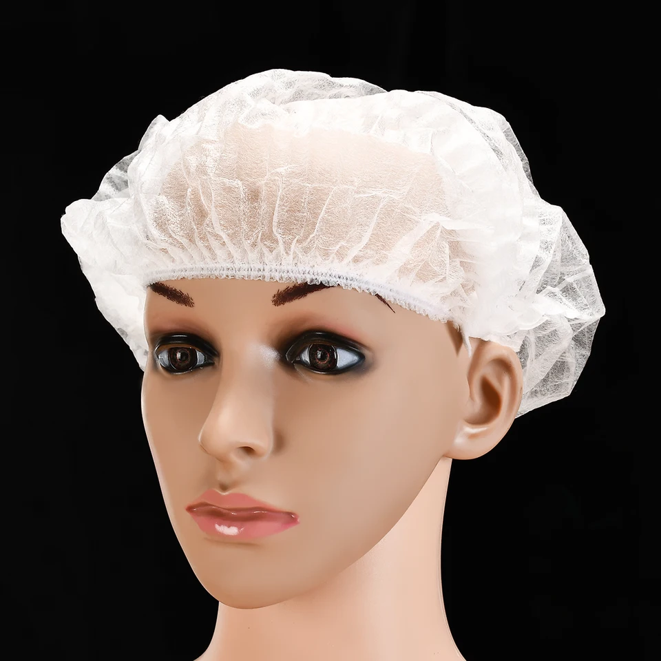 Bonnet de Douche Jetable - Traitement & Protection Cheveux - Transparent - 100 Pièces