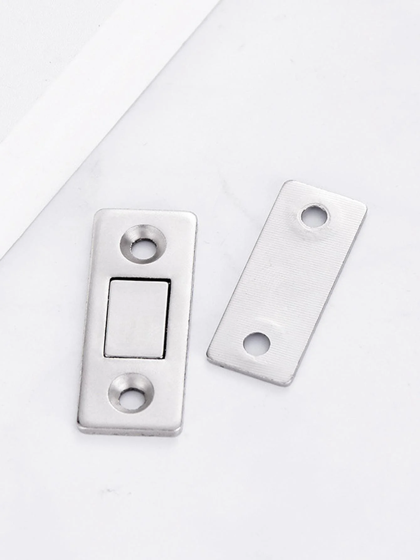 2pcs-non-perforated magnetic sliding door push-pull door closet door suction drawer patch absorber invisible sliding door magnet