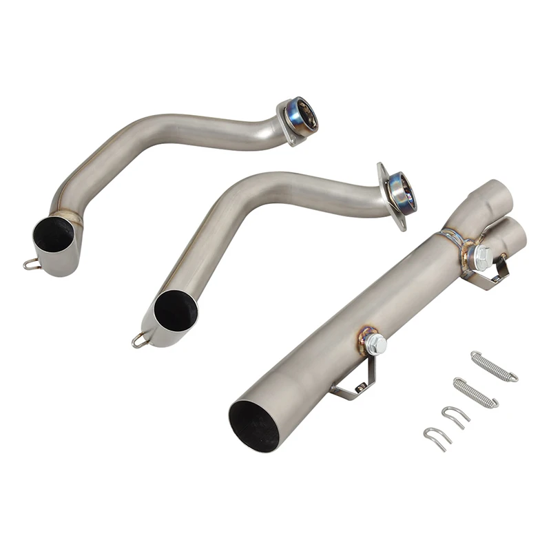 For BMW F900R F900XR 2020-2024 Motorcycle Exhaust Escape Systems Modify Titanium Alloy Front Link Pipe Connect Original Muffler - Image 2