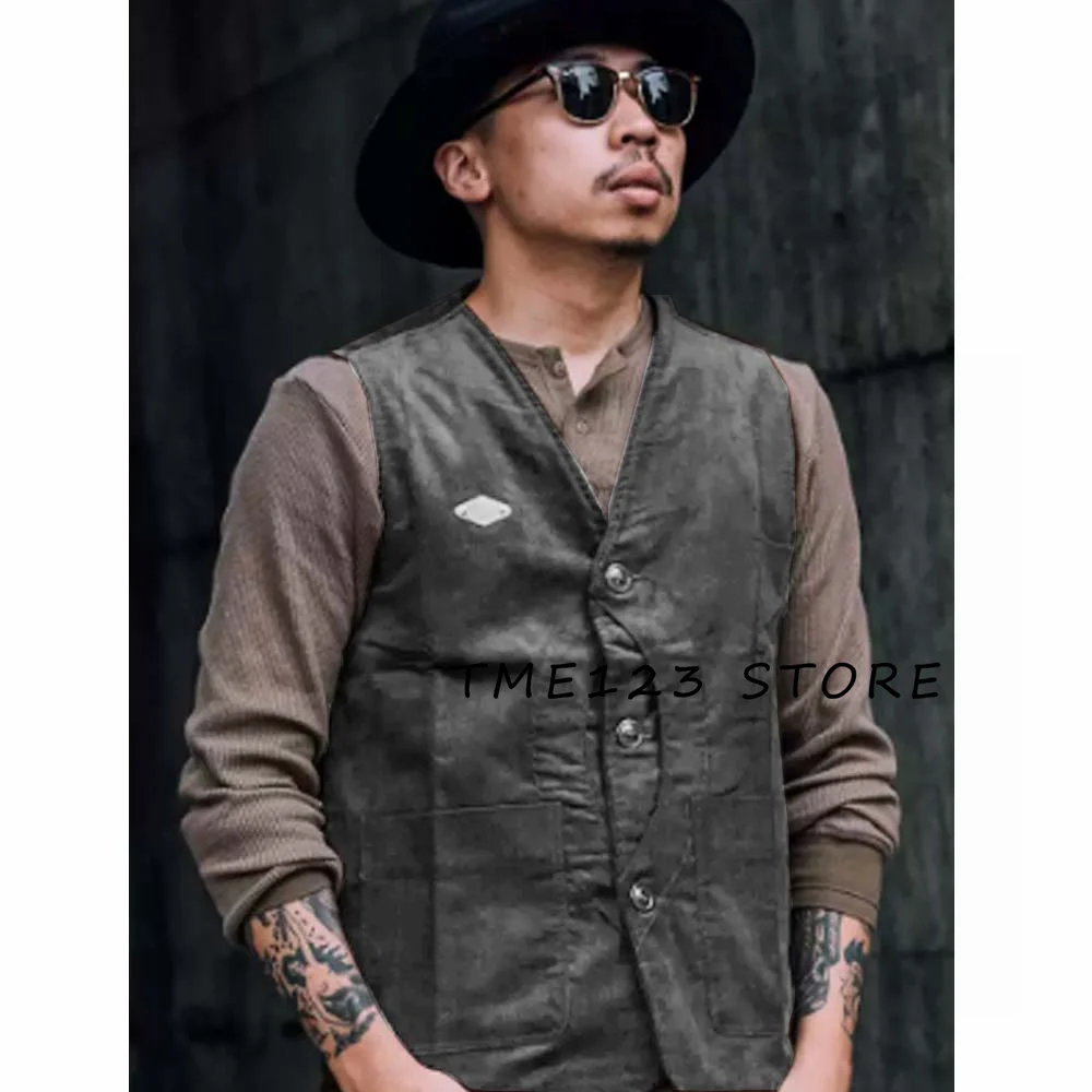 Elegant Man Vest Suit for Men Formal Wear Gothic Chaleco Corduroy Male Vests Suits Men's Waistcoat Gilet Jackets Mens Fan
