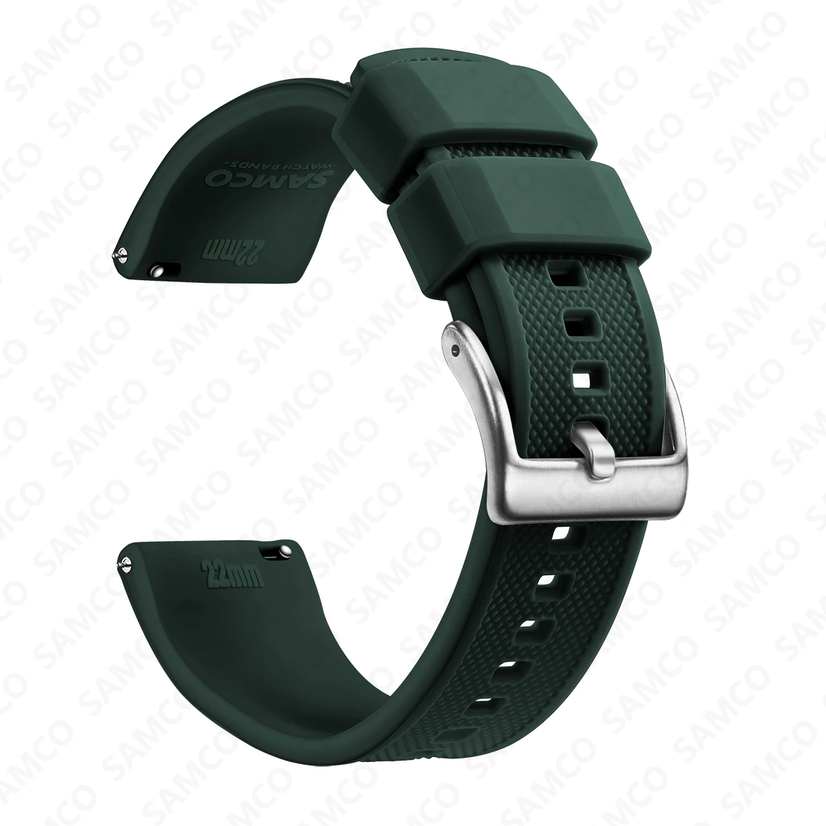 Premium Silicone Watch Band Quick Release Rubber Watch Strap 18mm