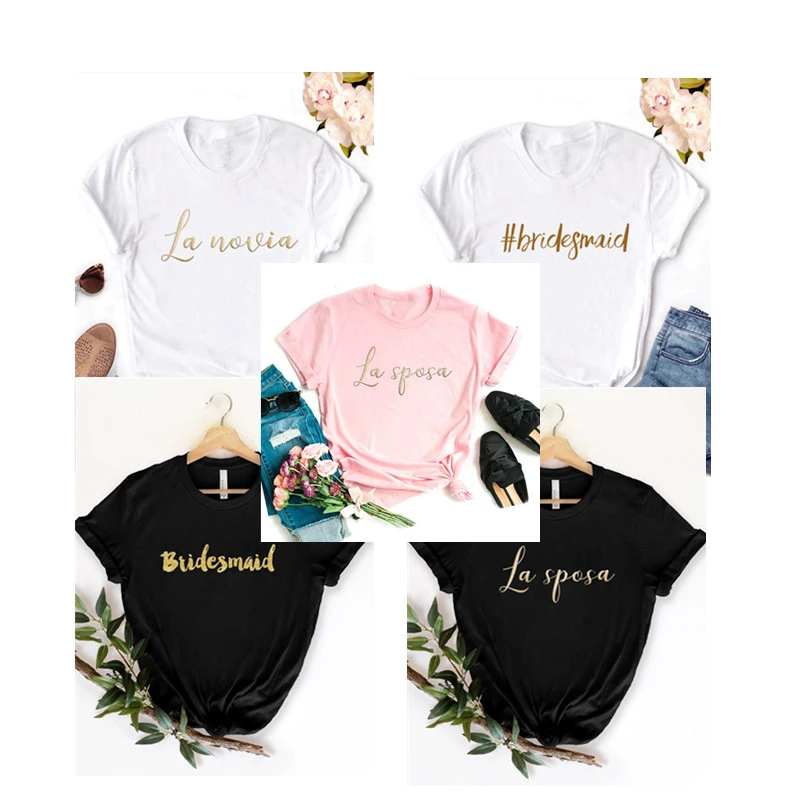 T shirt sposa Clearance